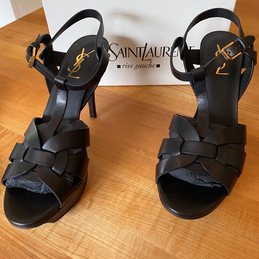 YSL STRAPPY HEEL